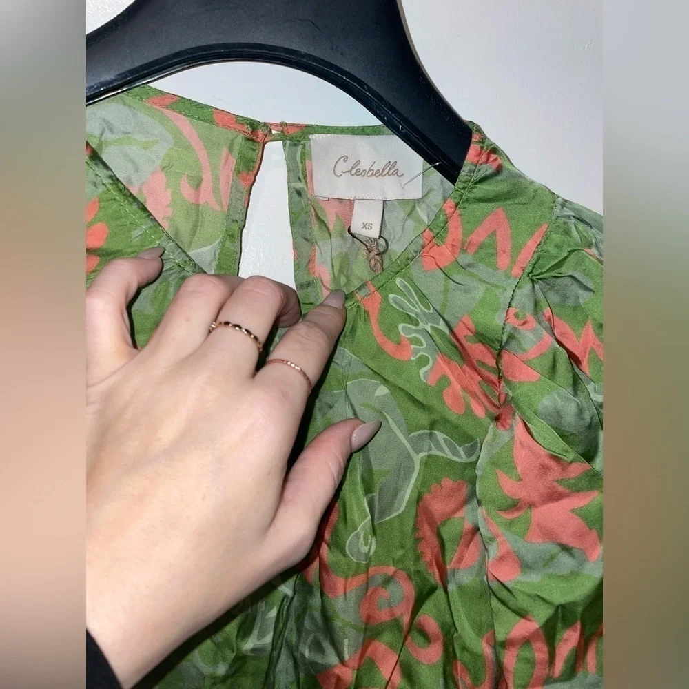 🔥 NWT 🔥 CLEOBELLA Revolve Kamila Mini Dress in Abstract Print Size XS 💕 - Picture 11 of 14